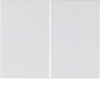 Kolébka, dělená, Berker K.1, bílá, lesk