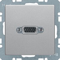 Zásuvka, VGA, šrobové svorky, Berker Q.x