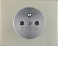 Centrální díl pro zásuvku se zemnícím ko