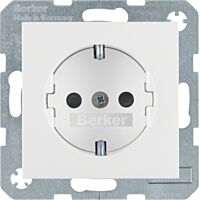 Zásuvka, SCHUKO, 16 A, 250 V ~, šroubova