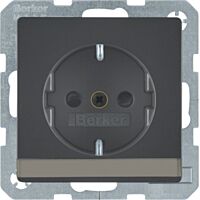Zásuvka, SCHUKO, 16 A, 250 V ~ s popisov
