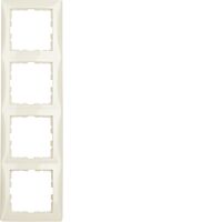 Rámeček 4-násobný, Berker S.1, krémová,