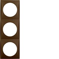 Rámeček 3-násobný, Integro Flow, hnědá,