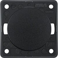 Spínač INTEGRO Flow/Pure č.6 černá,lesk