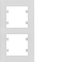 HAGER Rámeček LUMINA Intense WL5620 2násobný svislý IP20 bílá lesk