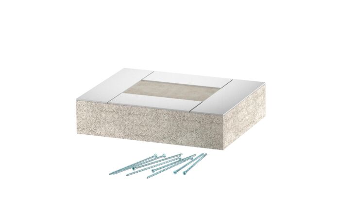 OBO BETTERMANN Koncový díl, pro PYROLINE Con, 100x80, šedá Odlehčený beton se skleněnými vlákny  typ PLCD E090810