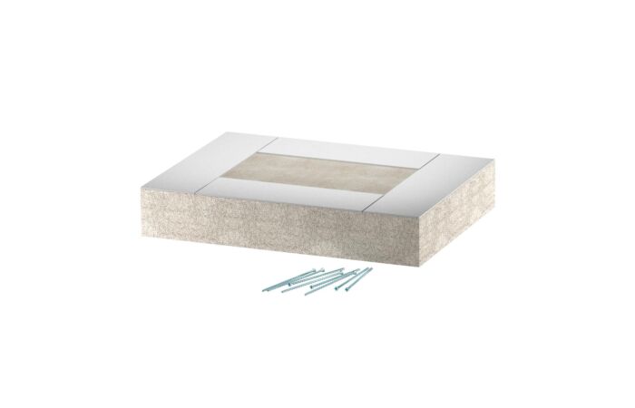 OBO BETTERMANN Koncový díl kanálu, pro PYROLINE Con, 200x120, šedá Odlehčený beton se skleněnými vlákny  typ PLCS E091220