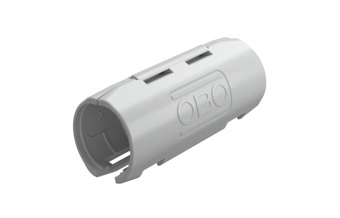 OBO BETTERMANN Quick-Pipe spojka, M16, světle šedá, Polypropylen typ 3000 MMS M16 LGR