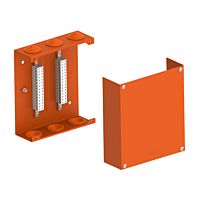 KOPOS Krabice KPK 250_DPO30 1000V požárně odolná 6 x 4 mm², 223x250x75 mm, kov, IP40 oranžová