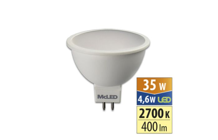 MCLED Žárovka LED 4,6W-35 GU5,3 2700K 100° McLED