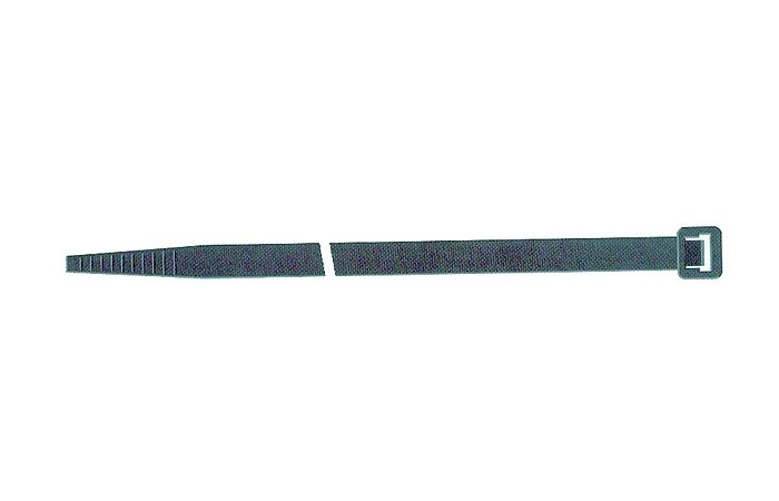 PROTEC Pásek vázací 140x3,6mm, PA, černá (100ks)