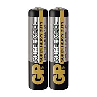 GP Baterie mikrotužková SUPERCELL R03 1,5V AAA fólie 2ks