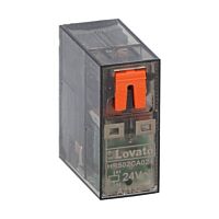 Miniaturní relé 2 zap/vyp 8A 24VAC + LED