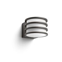 HUE Svítidlo LED LUCCA 9,5W E27 806lm 2700K IP44 antracit