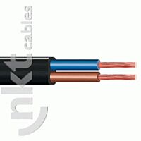 TEKABEN  Kabel H03VVH2-F 2x0,75 hnědý (CYLY 2Dx0,75)