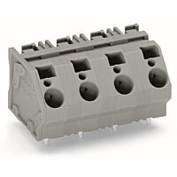 WAGO Svorka 745-1405 na desky plošných spojů 6 mm² Rozteč 12,5 mm, šedá