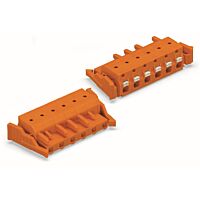 WAGO Svorka 2231-709/037-000 1vodičová pružinová Tlačítko Push-in CAGE CLAMP®, oranžová