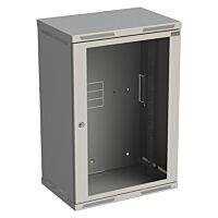 SOLARIX Rozvaděč SENSA 18U 400mm, nástěnný 19", dveře sklo