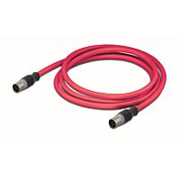 WAGO Kabel 756-1603/060-020 sercos Zástrčka M12D přímá Zástrčka M12D přímá, červená 2m