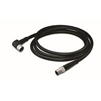 WAGO Kabel 756-5203/030-020 pro senzor / akční člen Zásuvka M8 úhlová Zástrčka M8 přímá 2m