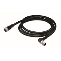 WAGO Kabel 756-5502/030-010 pro senzor / akční člen zásuvka M12A přímá zástrčka M8 úhlová 1m