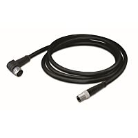 WAGO Kabel 756-5503/030-020 pro senzor / akční člen Zásuvka M12A úhlová Zástrčka M8 přímá 2m