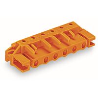 WAGO Konektor 232-871/047-000 pružinový THT úhlové provedení rozteč 762 mm oranžová