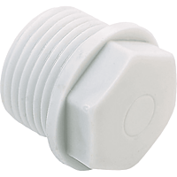 AGRO  Záslepka polyethylenová, bílá, M32, bez vyvrtaného otvoru