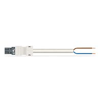 WAGO Konektor  771-8982/206-604 Konfekcionovaný s propojovacím kabelem  Zástrčka / otevřený konec, šedá
