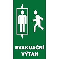 Tab."Evakuační výtah" 5,5x10 F