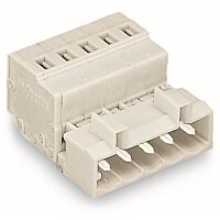 WAGO Konektor 721-613/018-000 1vodičový s pájecími piny CAGE CLAMP® 2,5 mm², šedá