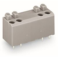 WAGO Svorka 735-306/001-000 na desky plošných spojů Tlačítko 1,5 mm², šedá