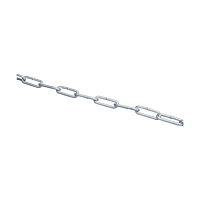 ERICO Řetízek CHN15K, 385910, velikost oka 29x10mm, průměr drátu 2,5mm, pozinkovaný