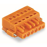WAGO Konektor 231-314/107-000 1vodičový pružinový CAGE CLAMP® 2,5 mm², oranžová