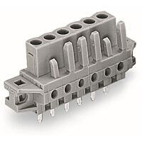 WAGO Konektor 232-143/031-000 pružinový THT rovné provedení rozteč 5 mm šedá