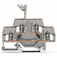 WAGO Svorka 281-636/281-487 pro moduly Dvoupatrová S 2 diodami 1N4007, šedá