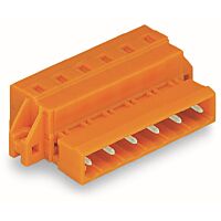WAGO Konektor 731-637/019-000 1vodičový s pájecími piny CAGE CLAMP® 2,5 mm², oranžová