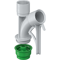 KAISER  Koleno 30°  pro trubku 20 mm, do betonu