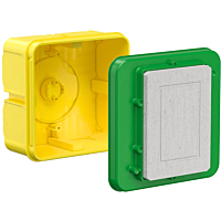 KAISER  Krabice univerzální s minerálním víkem 128x128x86 mm, do betonu