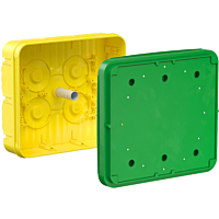 KAISER  Krabice rozvodná čtvercová 250x250x82 mm, do betonu