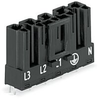 WAGO Konektor 770-815 na desky plošných spojů Rovné provedení 5pólová, černá