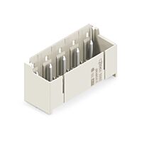 WAGO Konektor 2092-3403/200-000 Konektor s pájecími piny THR Pájecí kontakt O 1,4 mm Rovné provedení, šedá