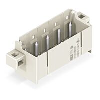 WAGO Konektor 2092-3403/205-000 Konektor s pájecími piny THR Pájecí kontakt O 1,4 mm Rovné provedení, šedá