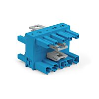 770-618 1 x plug / 3 x socket 5-pole, bl