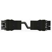 WAGO Kabel 771-8995/018-401 Konfekcionovaný propojovací Zásuvka–zástrčka, černá