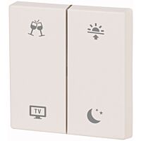 Kryt RF tlačítka 2x1/2 55x55mm s potiske