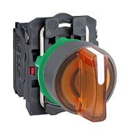 SCHNEIDER XB5AK135M5C0 ŽL Ovládač otočný provětlen