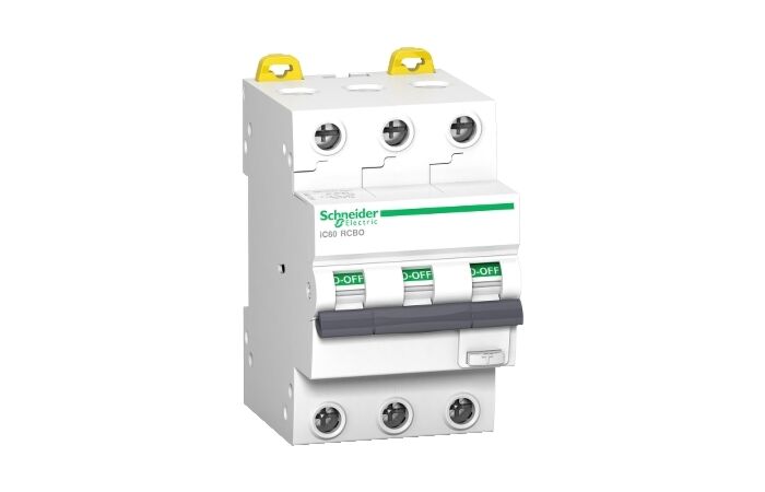 Acti9 IC60 RCBO 3P 25A 30 C 10kAmA A