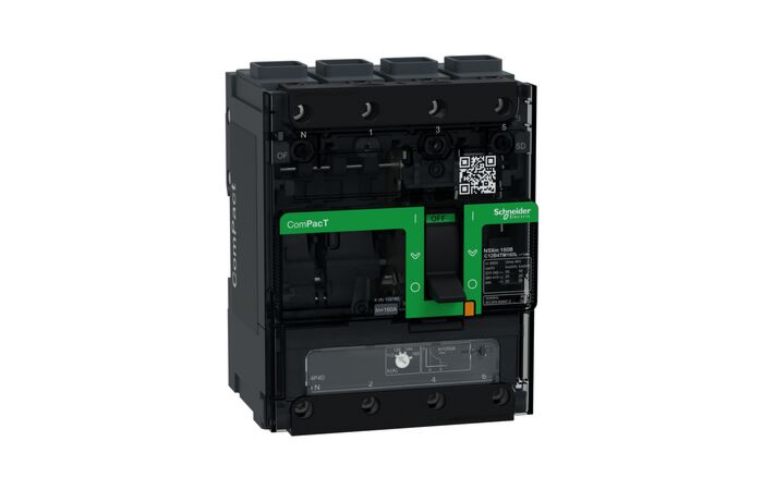 NSXm160B 25kA AC 4P4D 160A TMD ELINK