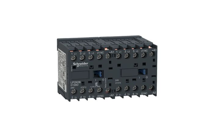 Reverzační stykač 9A 24V DC